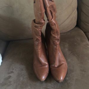 Leather boots